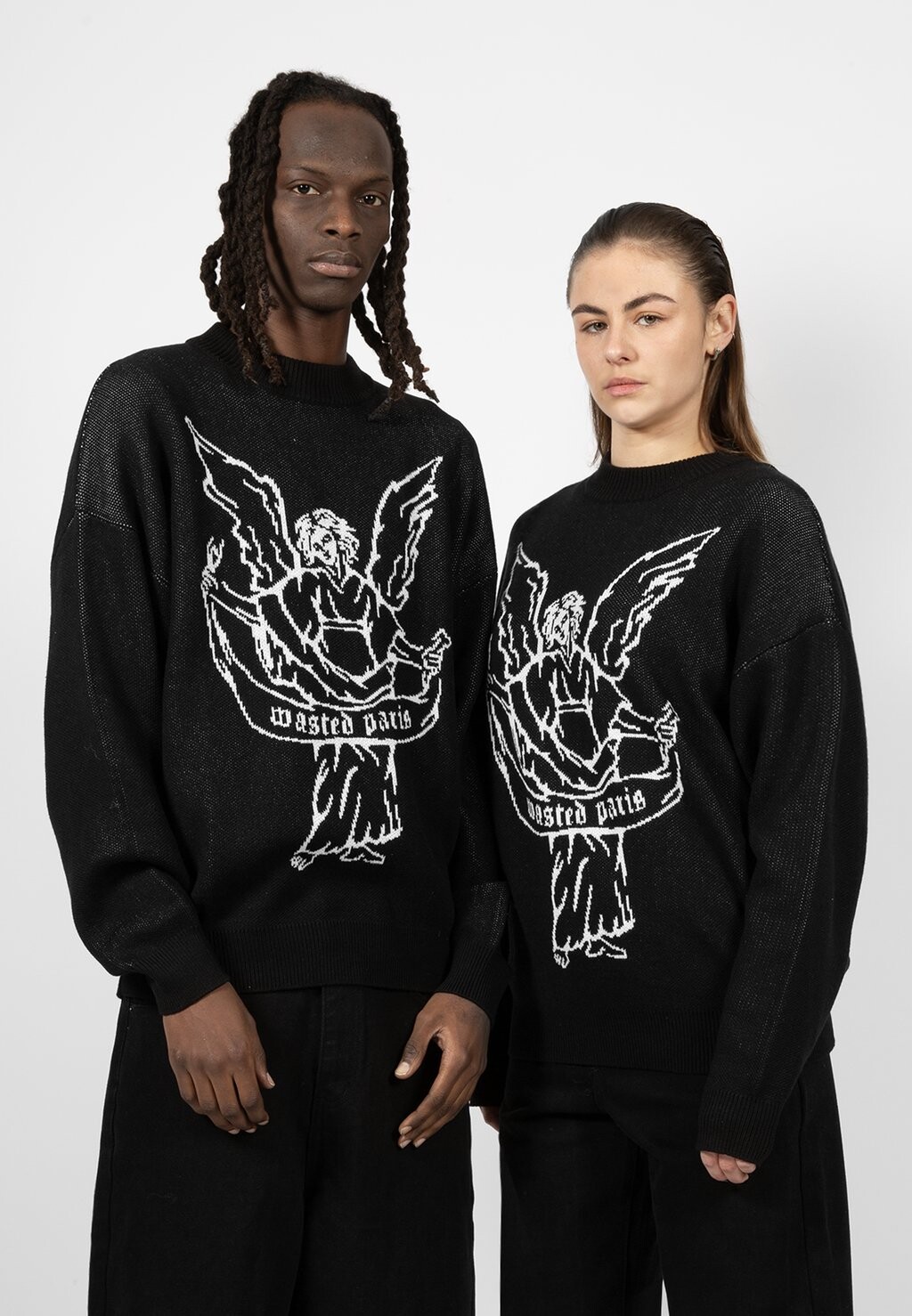 

Вязаный свитер HEAVEN UNISEX Wasted Paris, цвет black