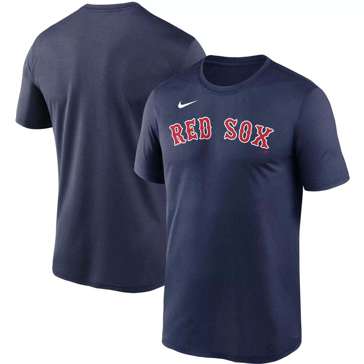 Мужская темно-синяя футболка Boston Red Sox с надписью Legend Nike