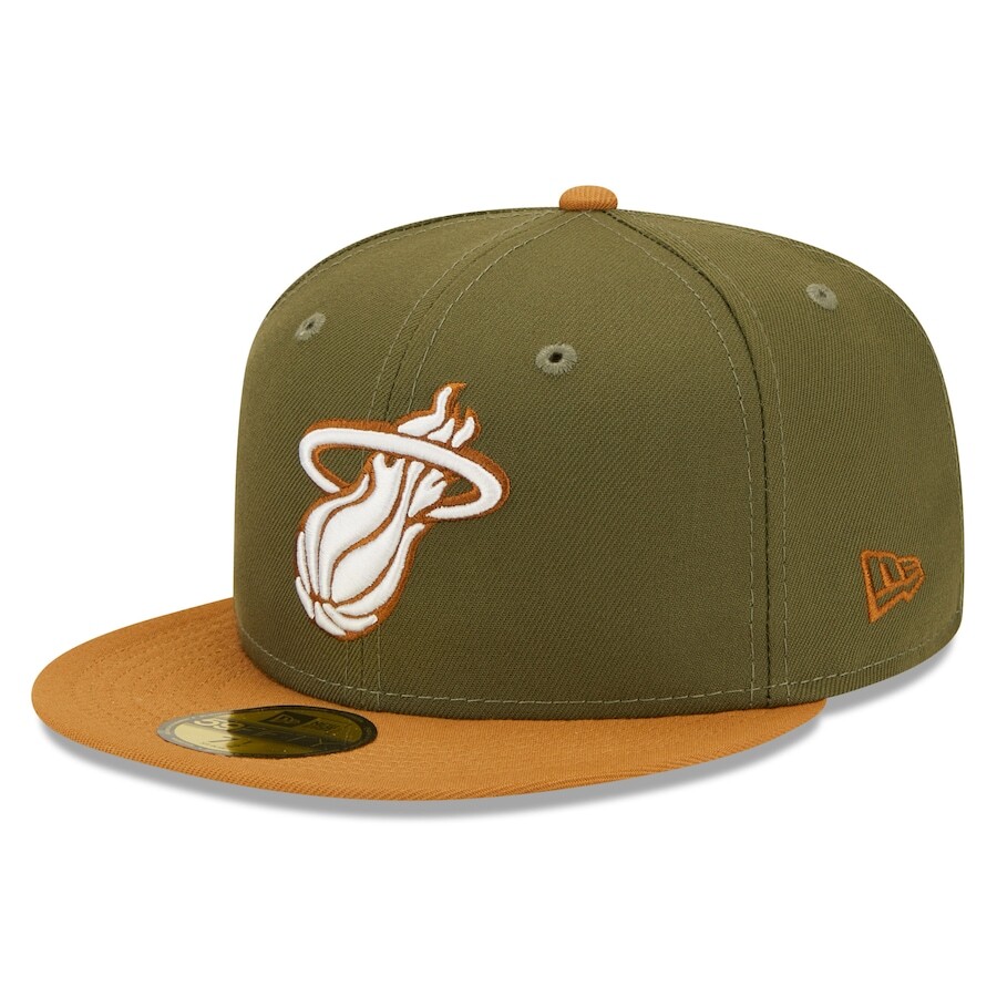 

Бейсболка New Era Miami Heat, оливковый