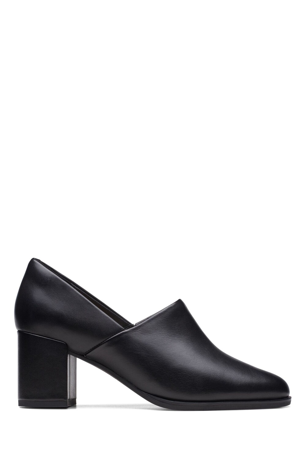 

Кожаные туфли Freva55 Lily на широкую ногу Clarks, черный