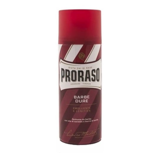 цена Красная, пена для бритья, рекомендуемая для жесткой бороды, 400 мл Proraso