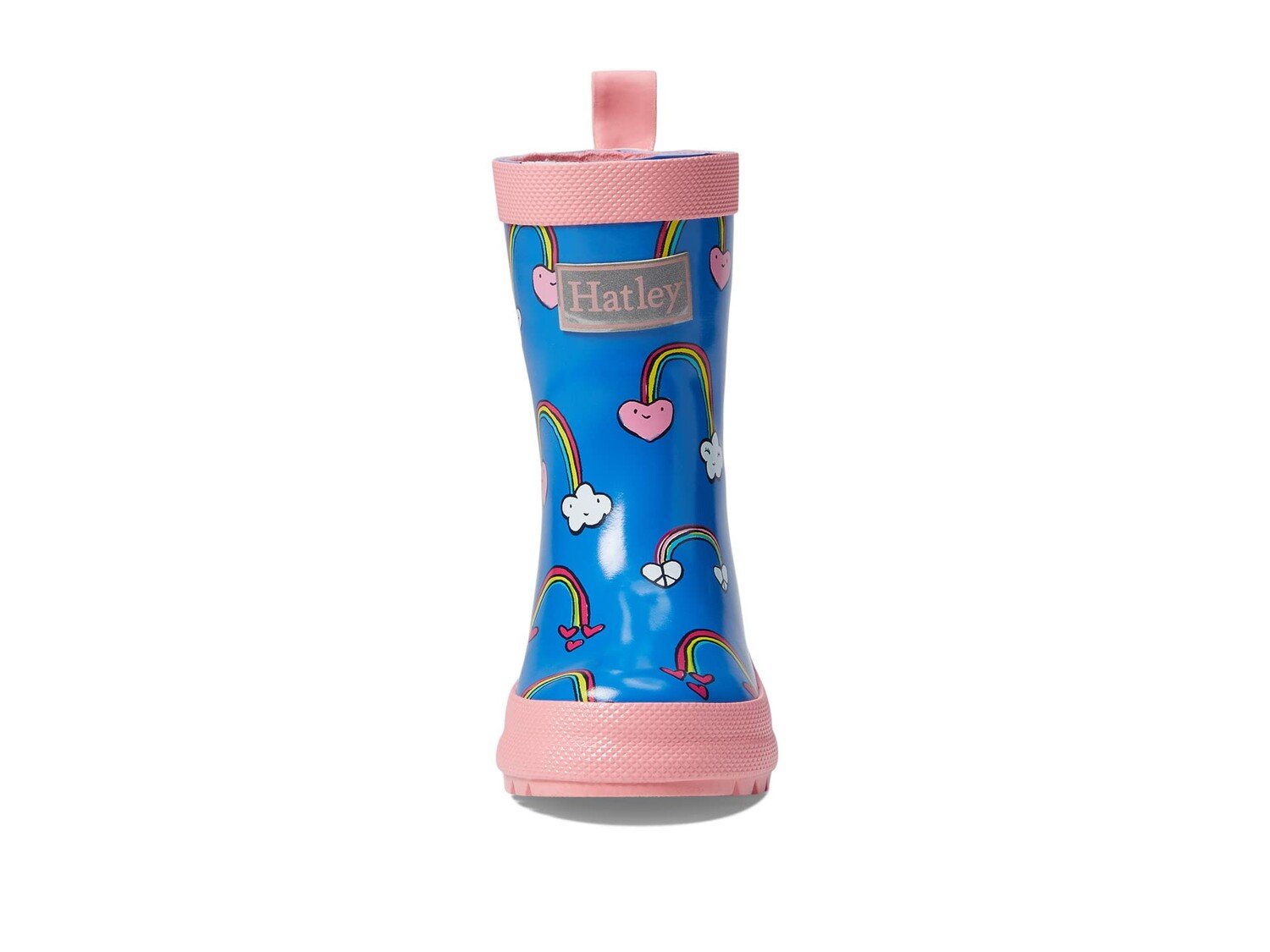 

Ботинки Hatley Kids Summer Sky Shiny Rain Boots (Toddler/Little Kid/Big Kid), синий