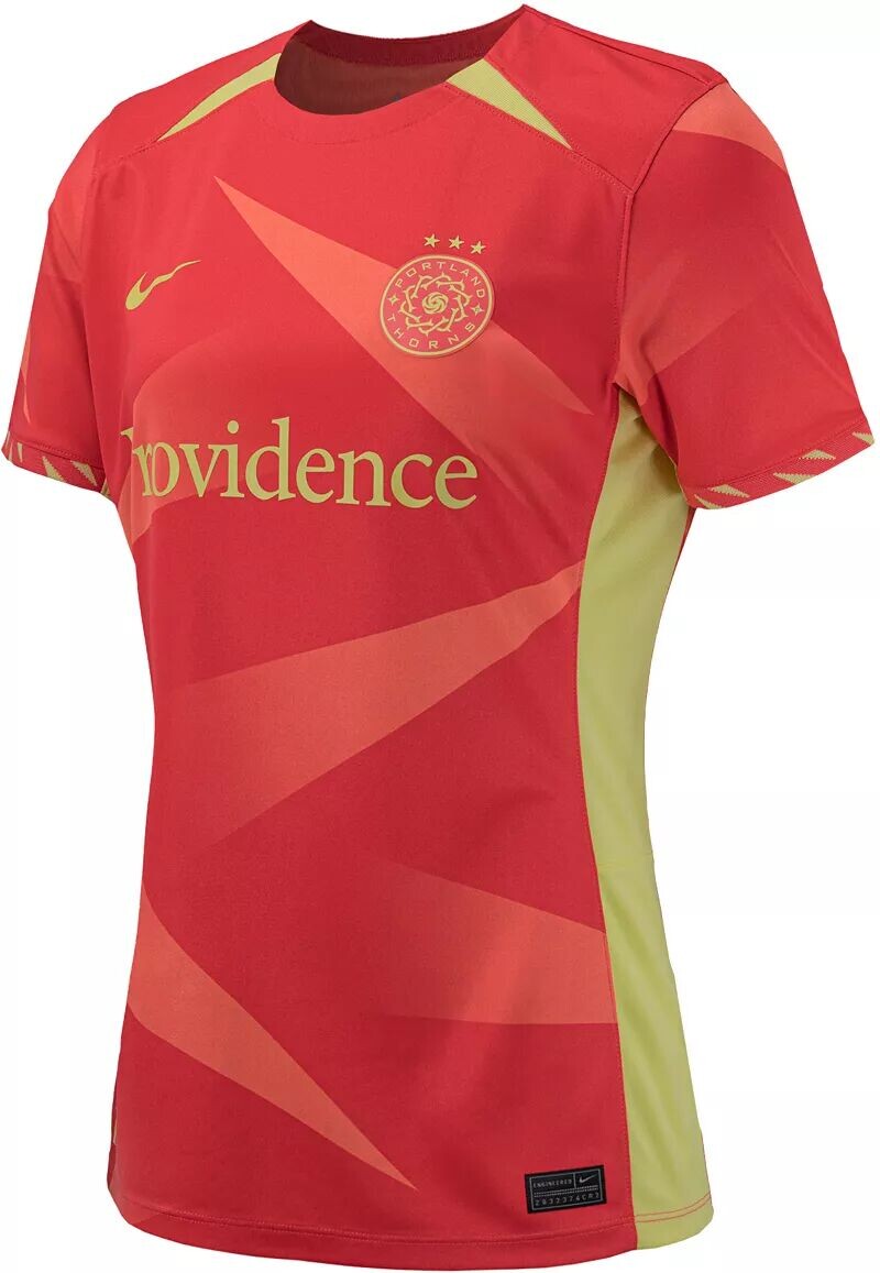 

Женская домашняя футболка Nike Portland Thorns 2024, реплика