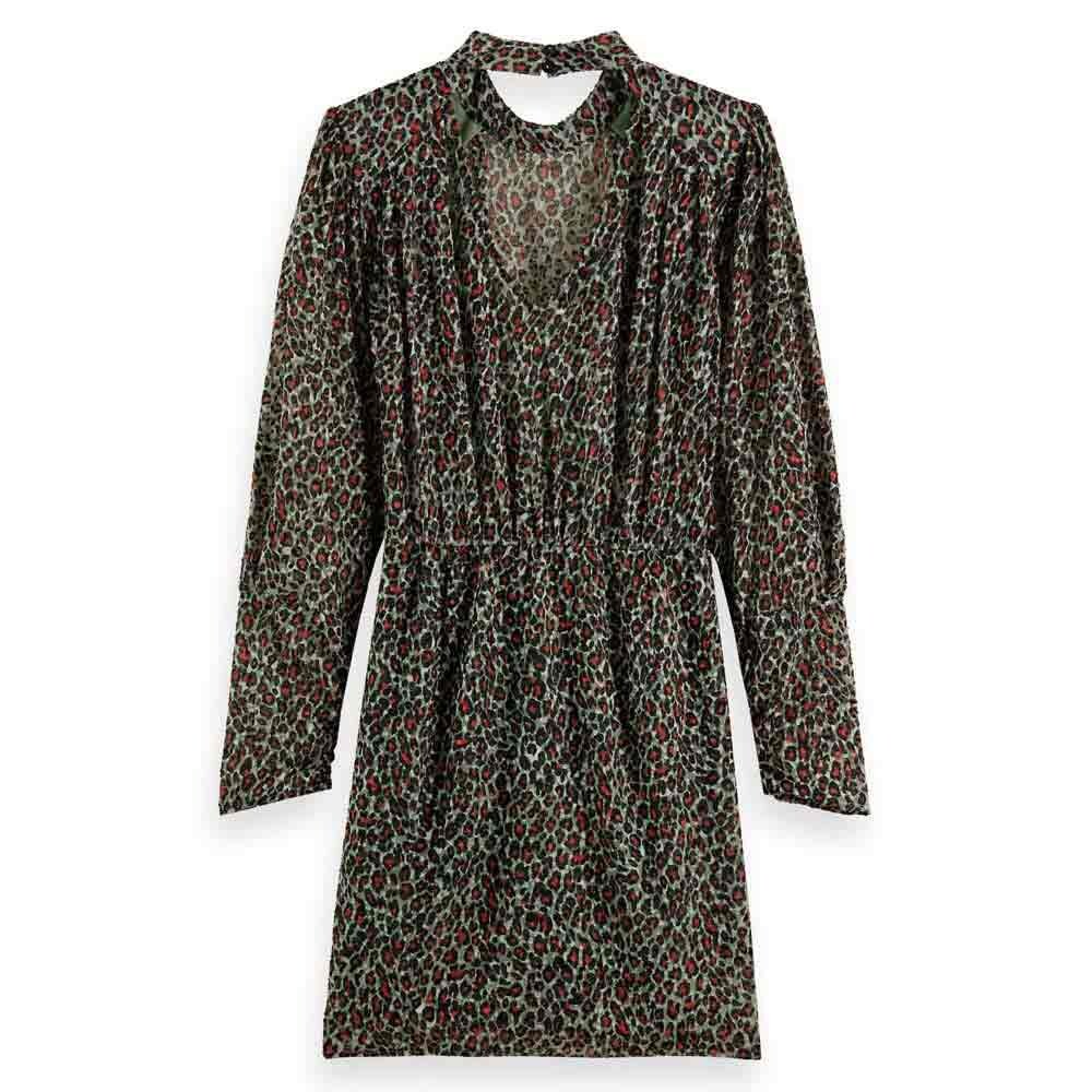

Короткое платье Scotch & Soda 173382 Long Sleeve, зеленый
