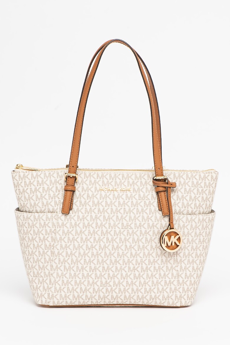 

Сумка-Шоппер Jet Set с монограммой Michael Kors, бежевый