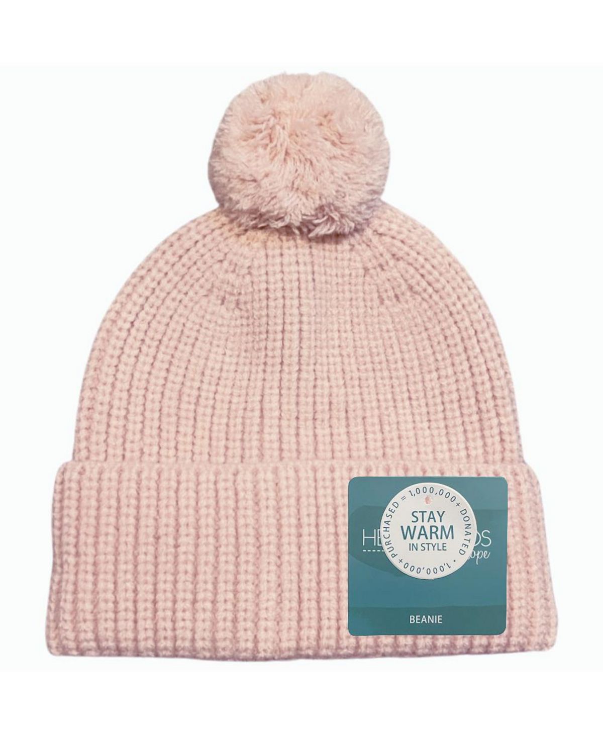 цена Женская съемная шапка-бини с помпонами - розовая Headbands of Hope, розовый