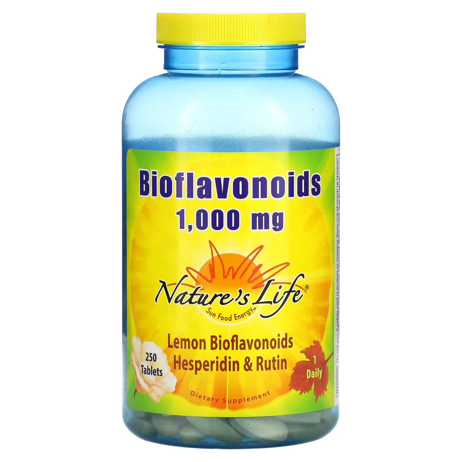 Nature's Life Биофлавиноиды 1000 мг 250 таблеток nature s life биофлавиноиды 1000 мг 250 таблеток