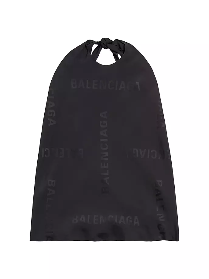 

Топ Bal Diagonal с узлом по всей длине Balenciaga, черный