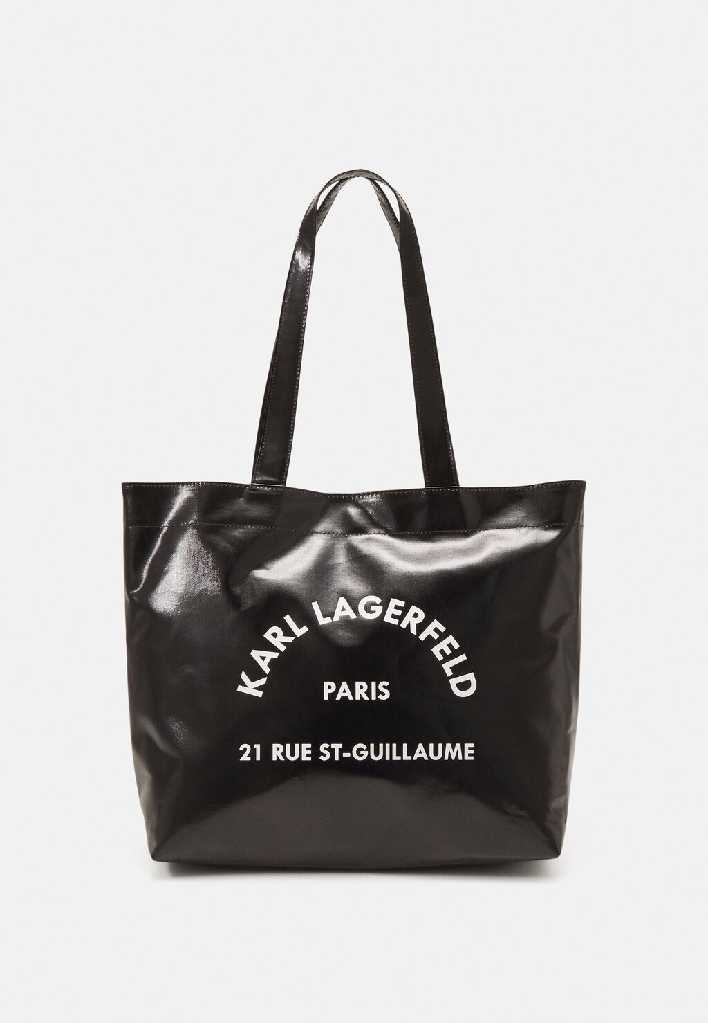 

Сумка для покупок SHINY TWILL SHOPPER KARL LAGERFELD, черный