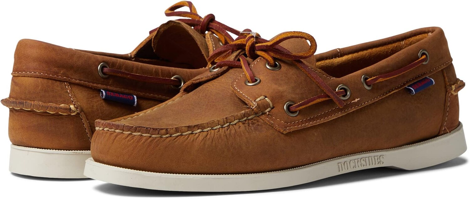 

Топсайдеры Sebago Docksides Portland Crazy Horse, цвет Brown Tan