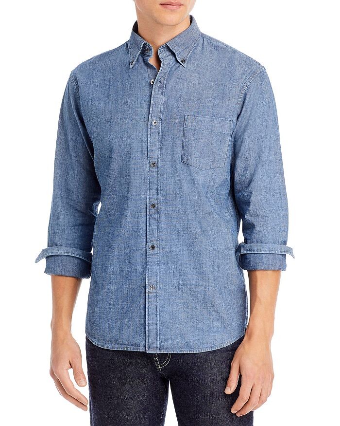 

Эластичная спортивная рубашка Tamworth Chambray Peter Millar
