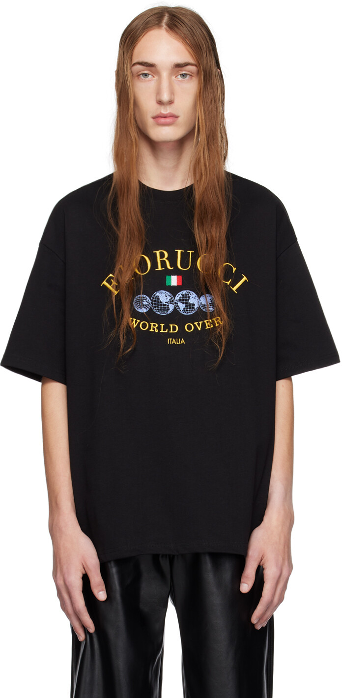 

Футболка «Черный мир» Fiorucci