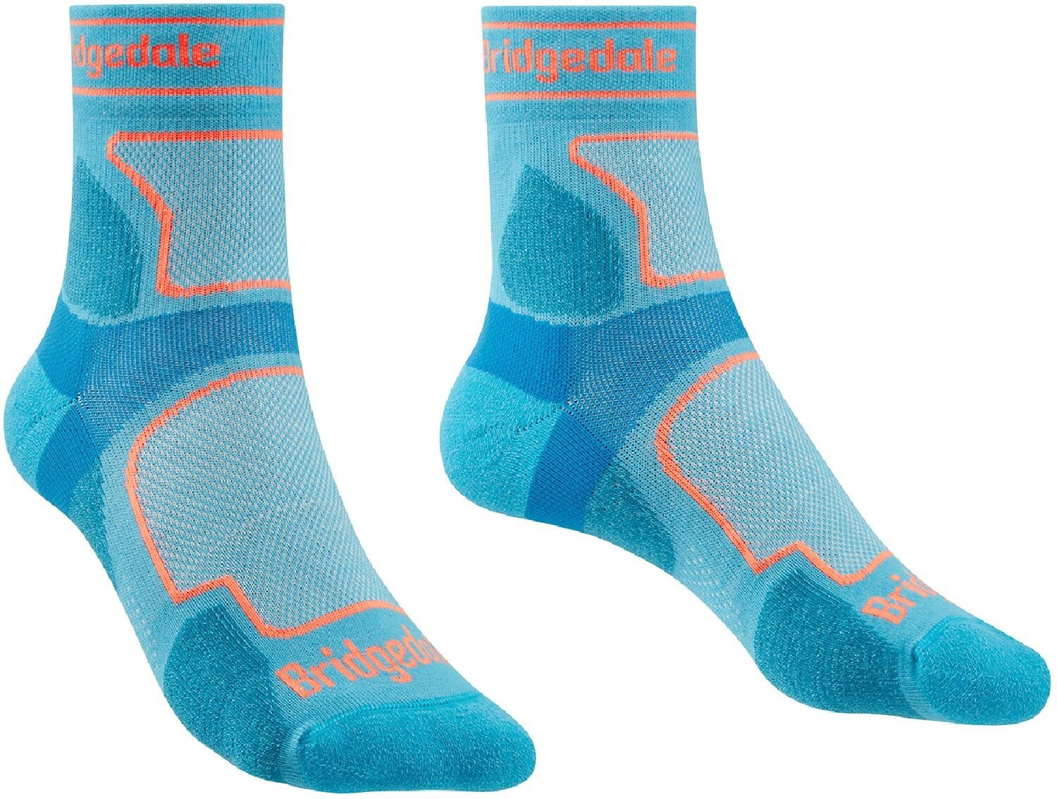 

Ультралегкие носки T2 COOLMAX Sport 3/4 — женские Bridgedale, синий