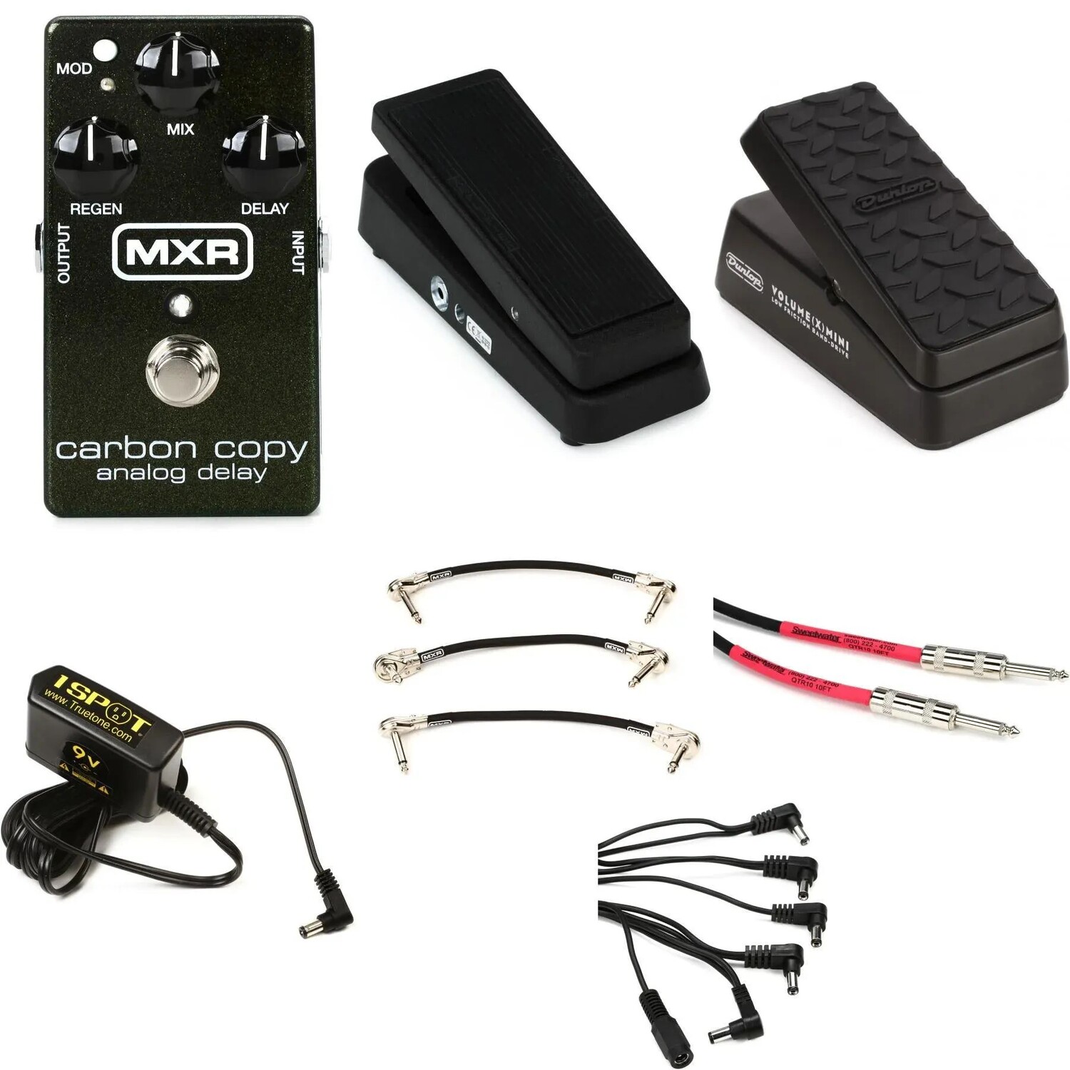 

Комплект педалей Dunlop и MXR Big 3 с блоком питания