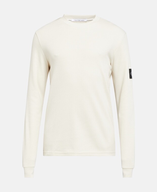 

Топ с длинными рукавами Calvin Klein Jeans, цвет Oatmeal