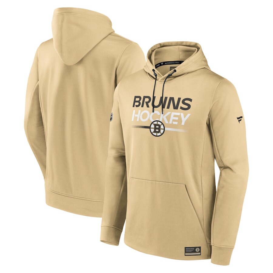 

Пуловер с капюшоном Fanatics Branded Boston Bruins, золотой