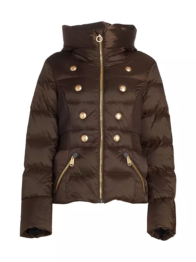 

Лыжная куртка Bouton Hood Shell Goldbergh, цвет dark brown