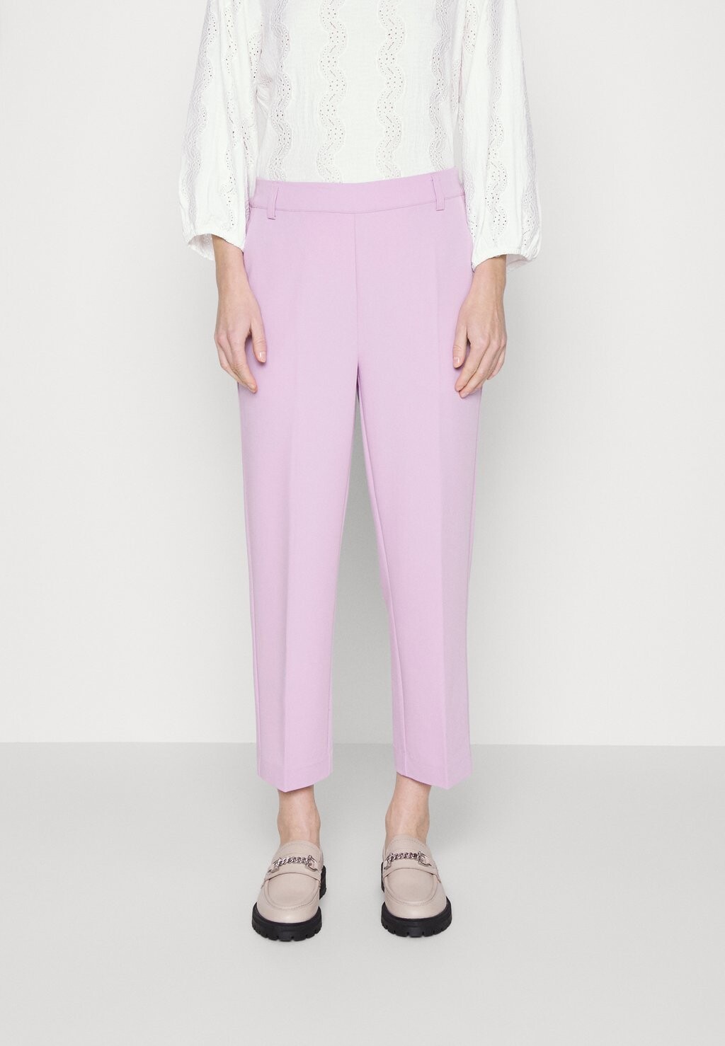 

Брюки Kaffe Sakura Cropped Pants, сиреневый, Фиолетовый