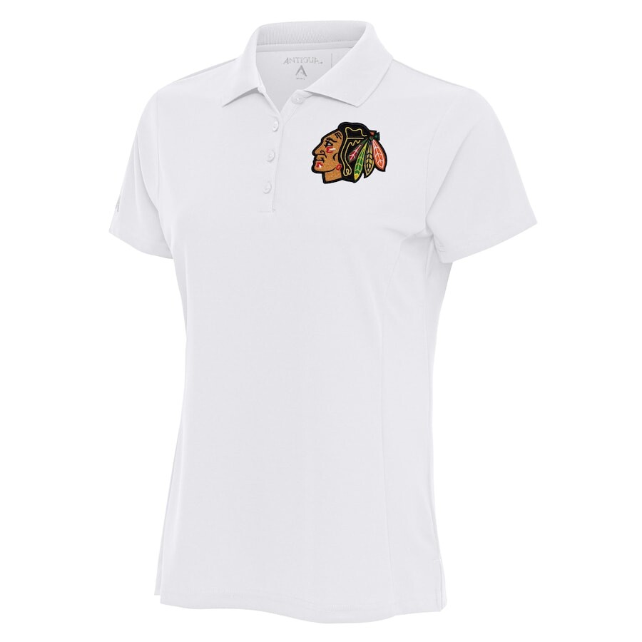 

Поло с коротким рукавом Antigua Chicago Blackhawks, белый