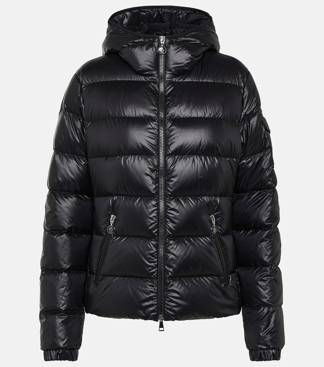 

Стеганый пуховик gles Moncler, черный