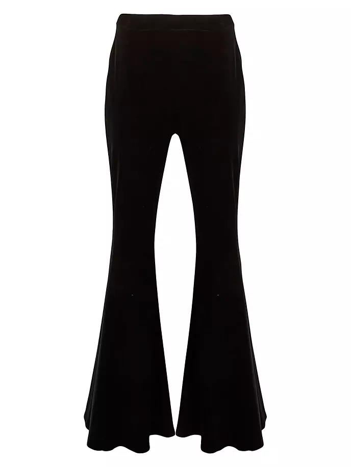 Расклешенные бархатные брюки Vic Anne Fontaine, черный oli бархатные расклешенные брюки judith
