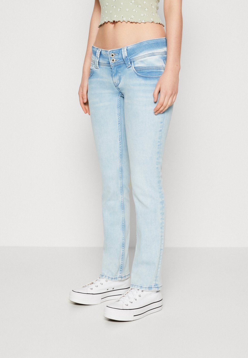 

Джинсы прямого кроя Pepe Jeans Venus, синий