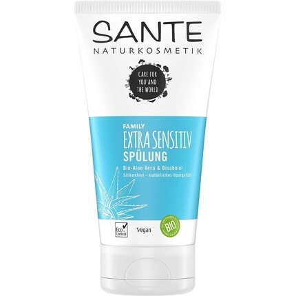 

SANTE Naturkosmetik Extra Sensitive Кондиционер с органическим алоэ вера и бисабололом, интенсивное увлажнение для сухих волос, 150 мл