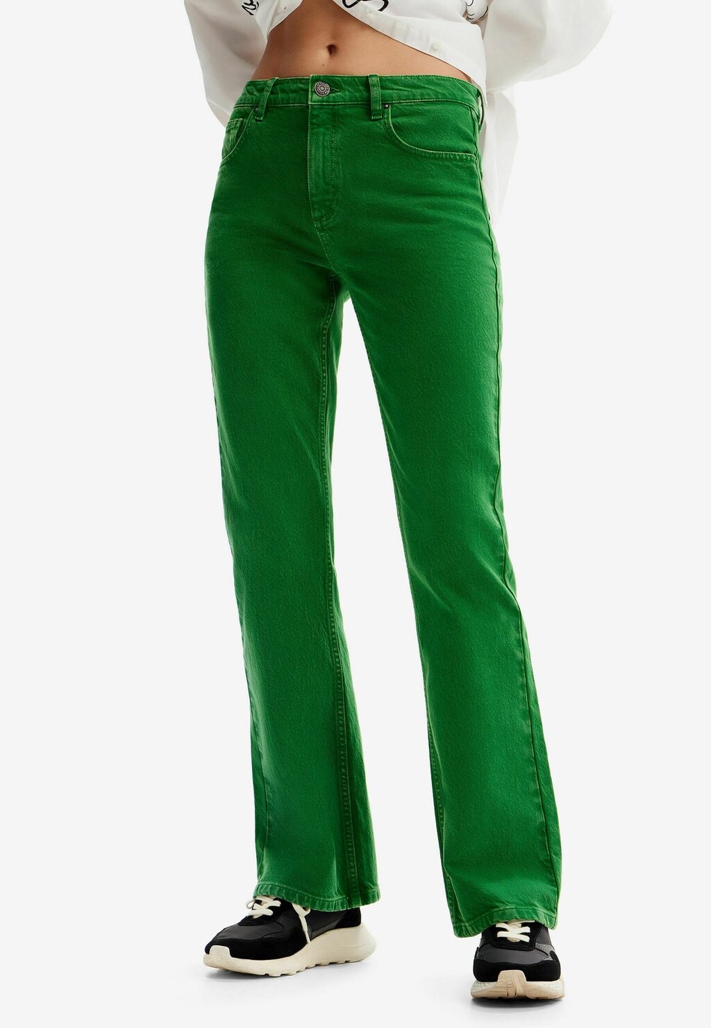 

Джинсы Bootcut Desigual, зеленые