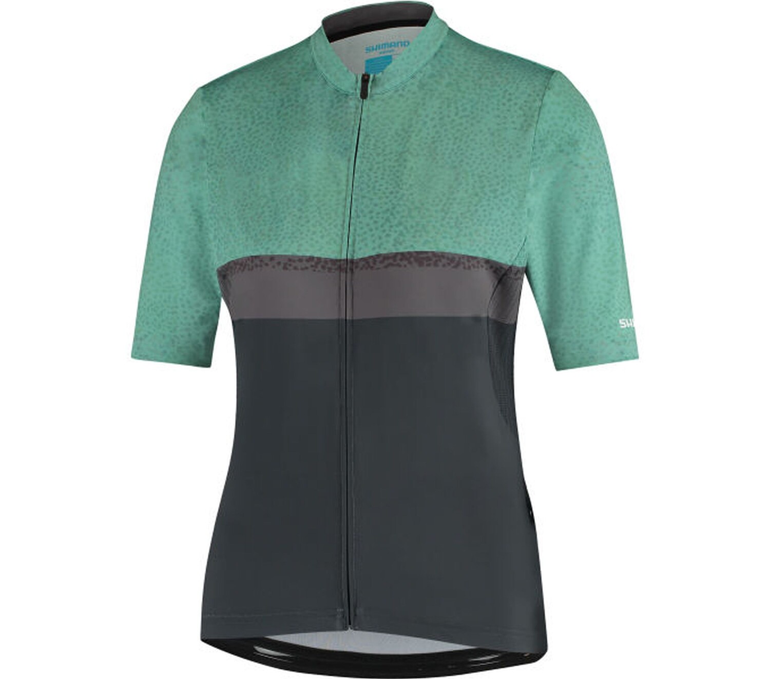 Спортивная футболка SHIMANO Short Sleeve Jersey Woman's SUMIRE, цвет Transparent Green