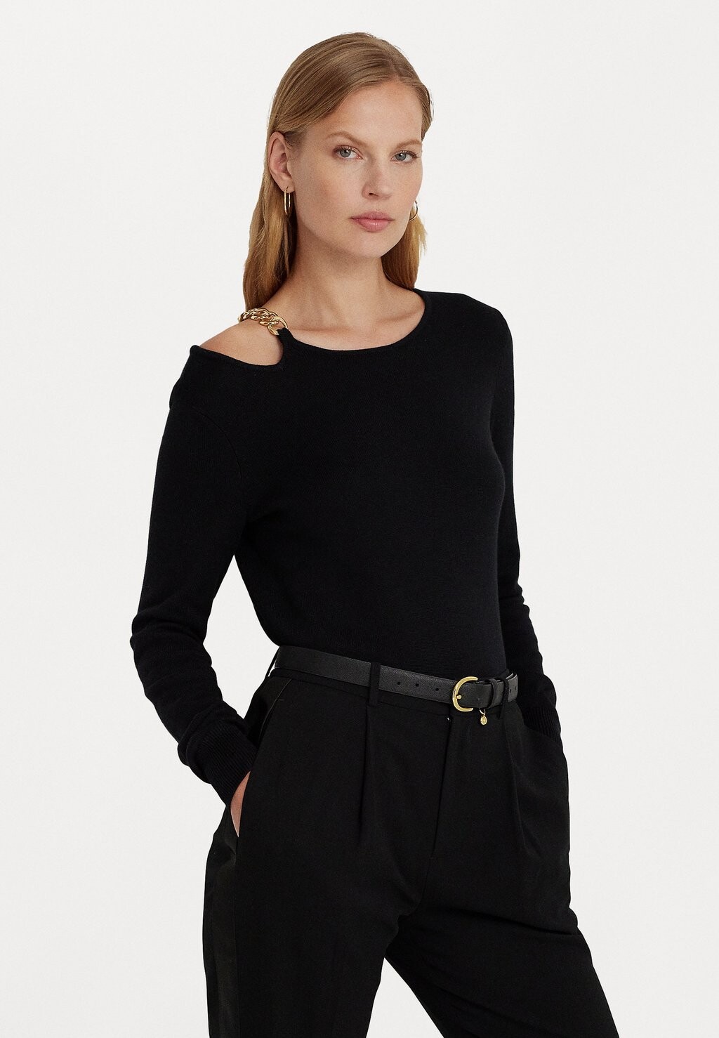 

Свитшот Lauren Ralph Lauren SCHANDIL LONG SLEEVE, черный