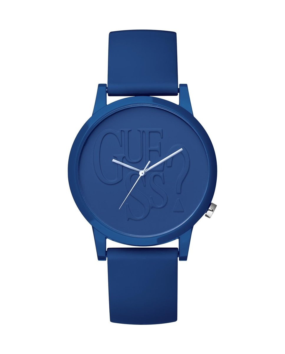Часы унисекс Originals V1019M4 из силикона и синим ремешком Guess, синий цена и фото