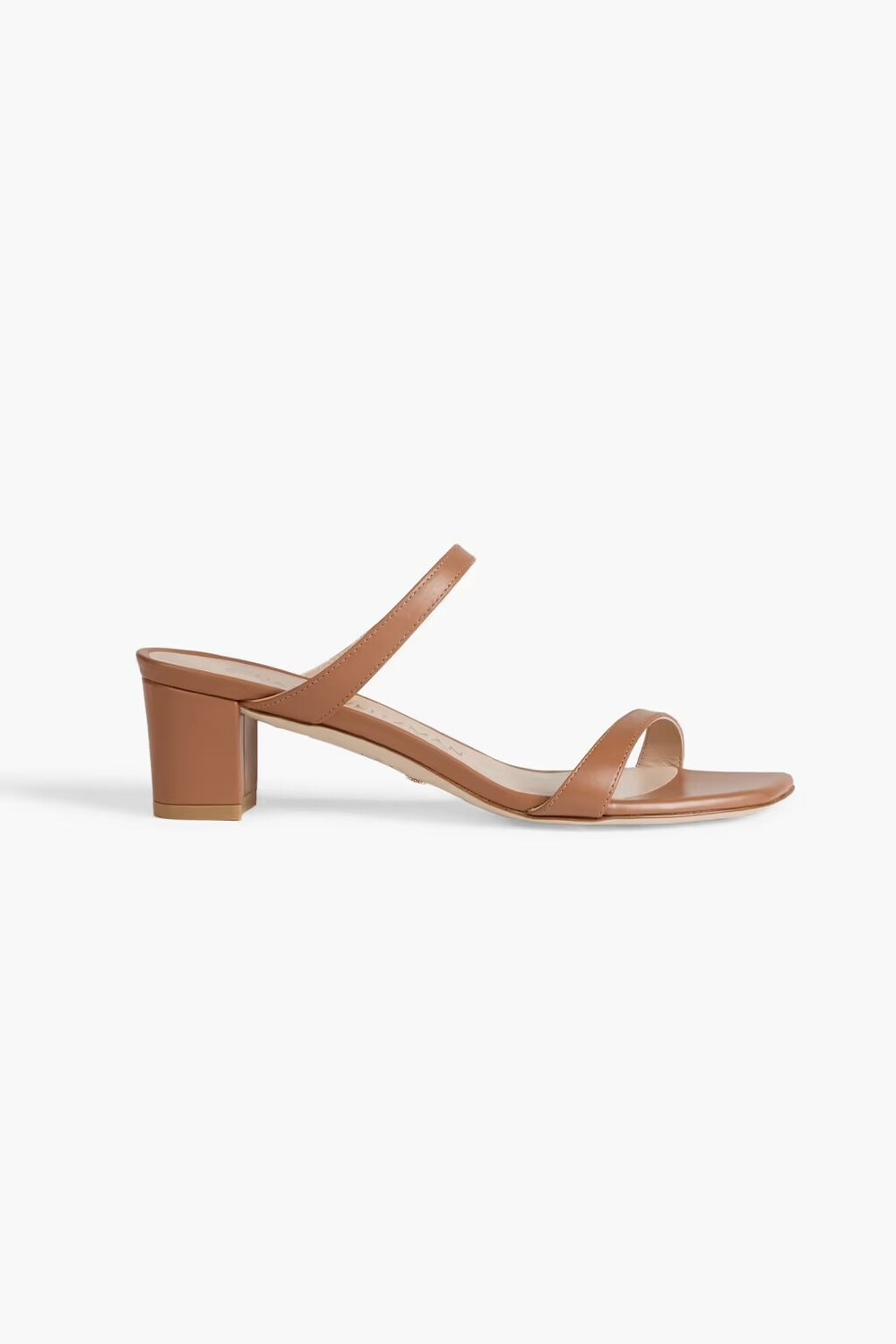 

Кожаные сабо Aleena Stuart Weitzman, цвет Tan