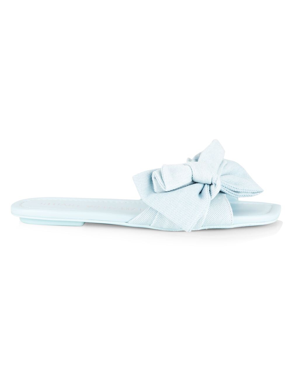 

Джинсовые сандалии Loveknot на плоской подошве Stuart Weitzman, синий