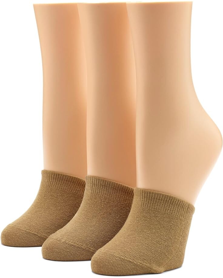 

Носки HUE Cotton Toe Topper 3-Pack, цвет Sunkissed