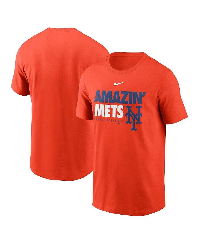 

Мужская оранжевая футболка New York Mets Amazin' Mets Local Team Nike, оранжевый