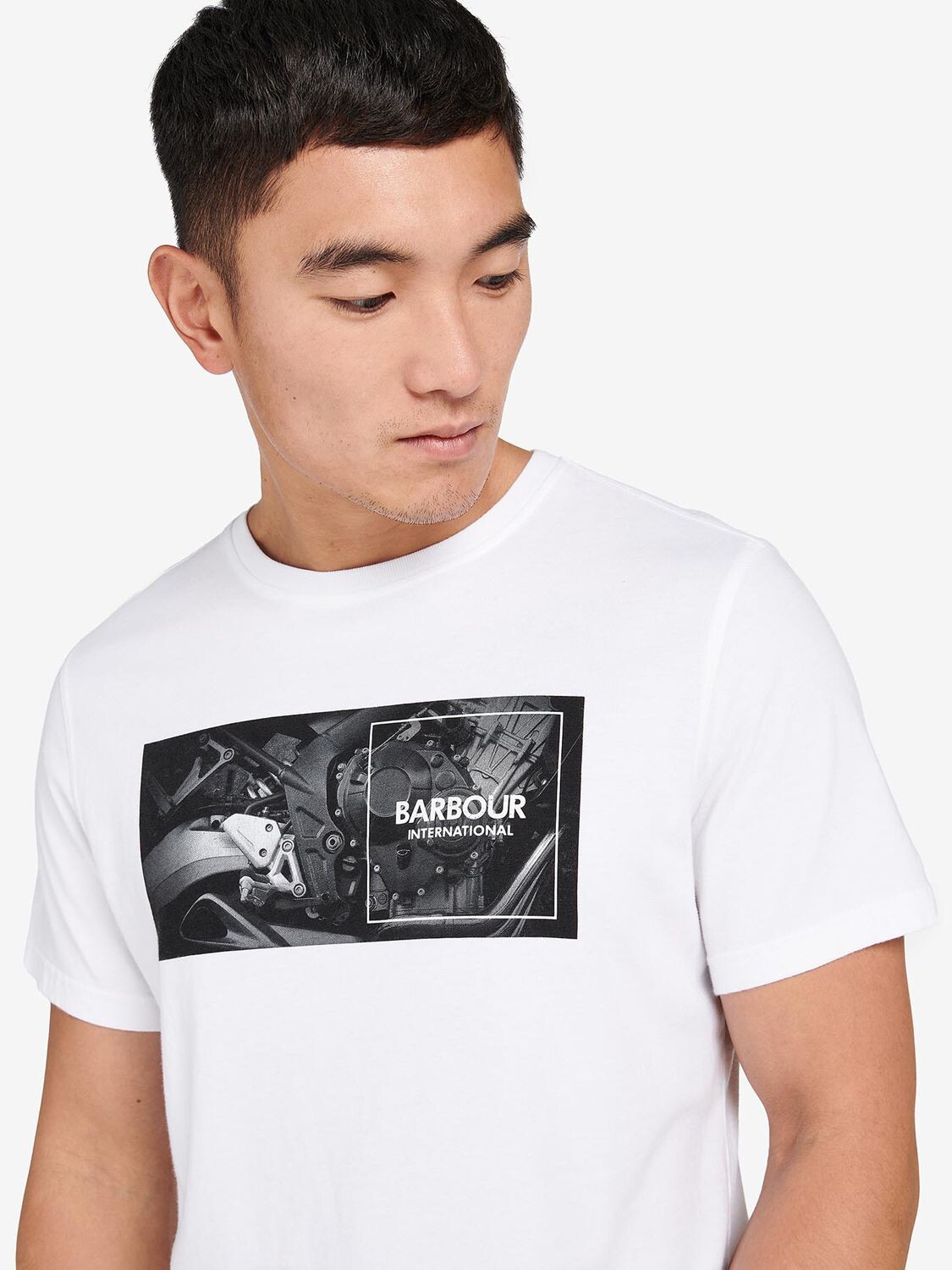

Футболка Barbour International Fairing, белая