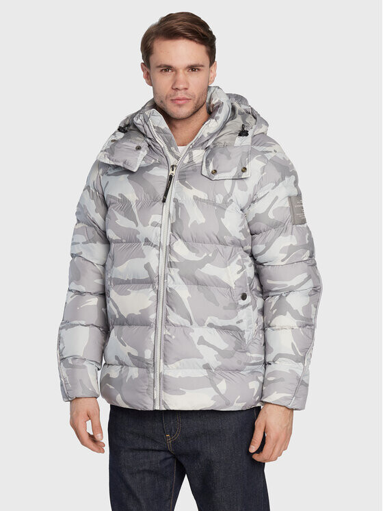 

Пуховик стандартного кроя G-Star Raw, серый
