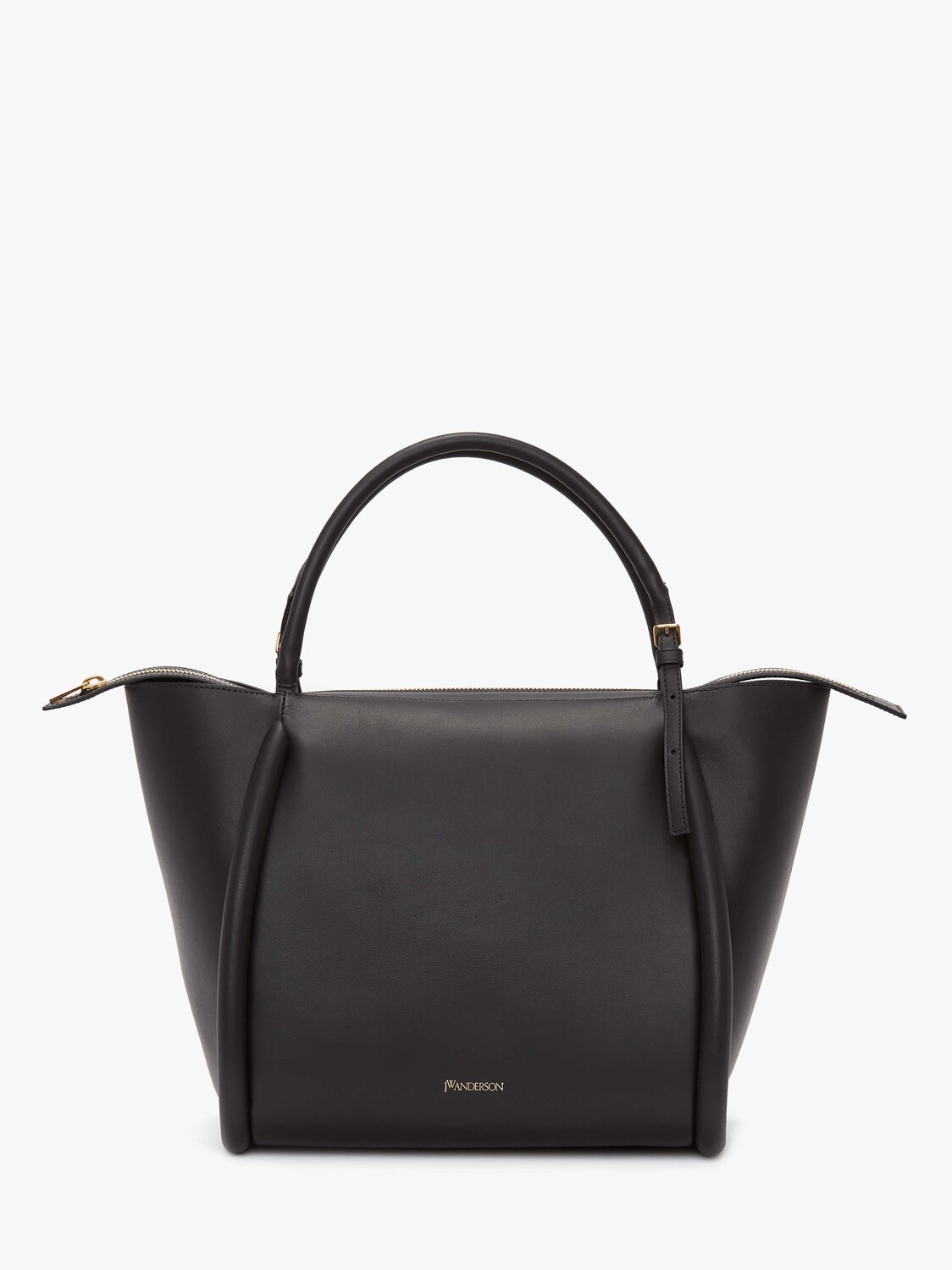 

Кожаная сумка с ручкой JW Anderson, черный