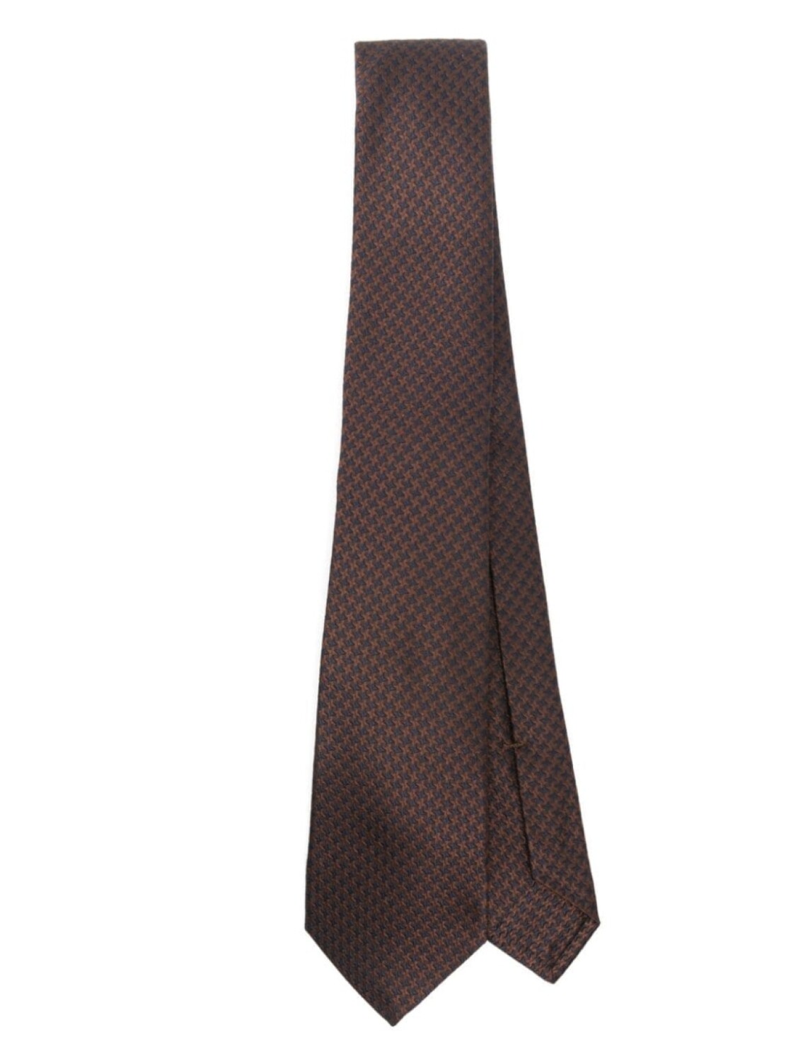 

Kiton шелковый галстук, коричневый