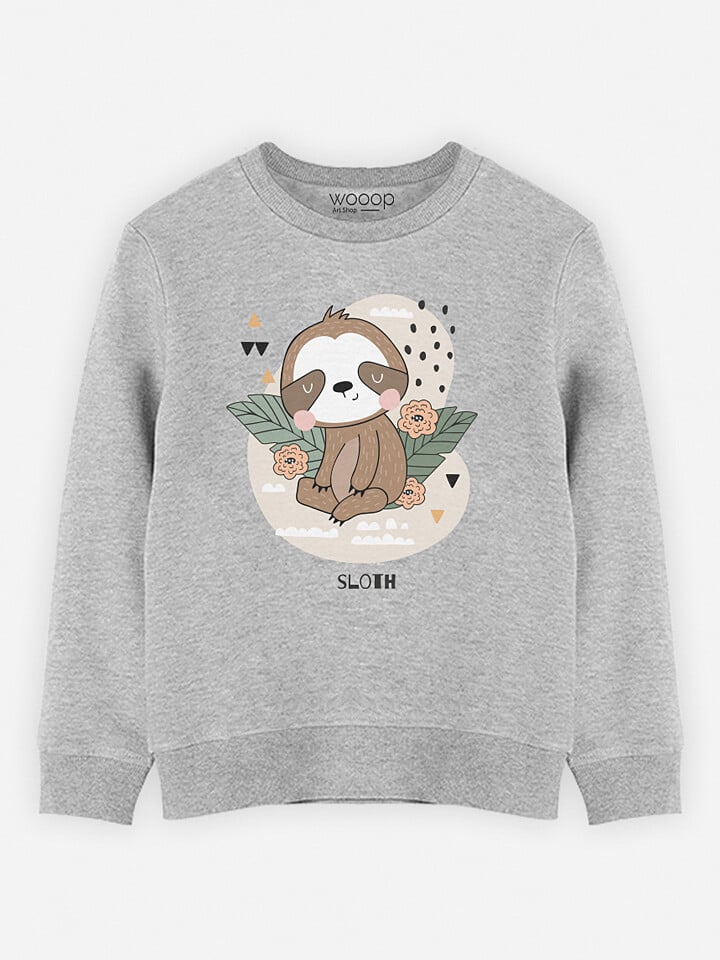 

Толстовка WOOOP Jungle Sloth, серый