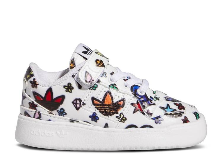 Кроссовки Adidas JEREMY SCOTT X FORUM 84 LOW I 'MONOGRAM', белый