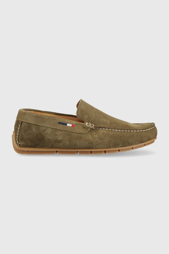 

НАС. Поло Ассн. замшевые мокасины RIVER U.S. Polo Assn., зеленый