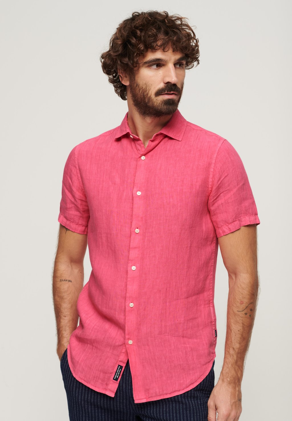 Рубашка STUDIOS Superdry, цвет new house pink
