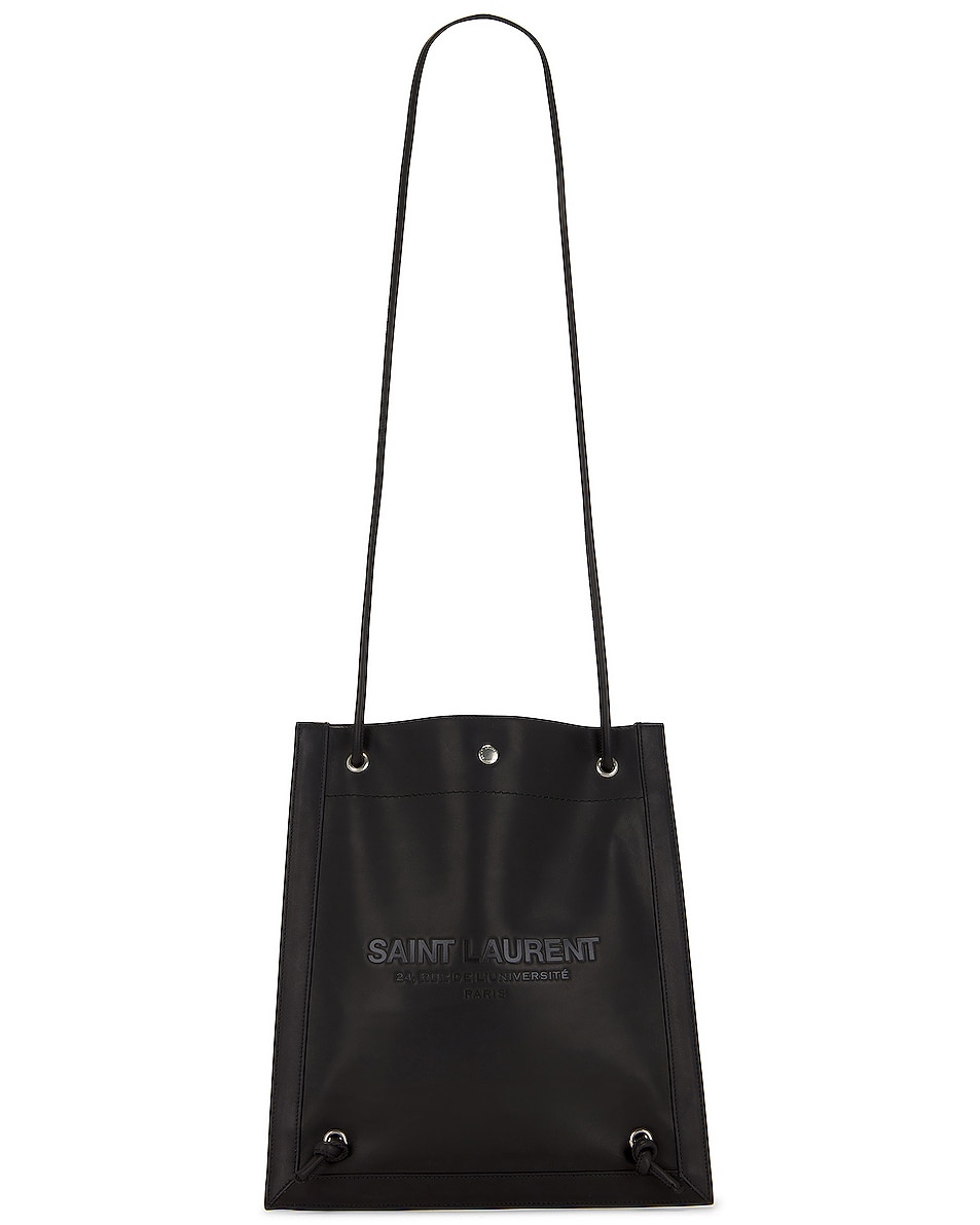Сумка кросс-боди Saint Laurent Universite, черный сумка кросс боди saint laurent gaby zipped pouch белый