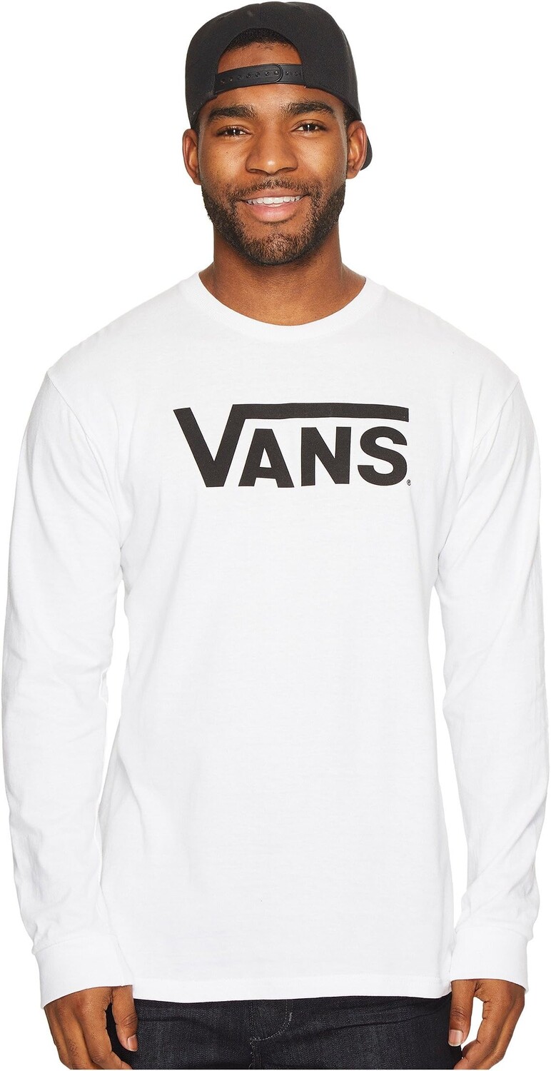 

Футболка Vans Classic L/S, цвет White/Black