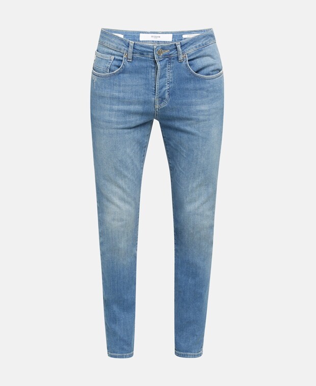 

Джинсы узкого кроя Goldgarn Denim, светло-синий