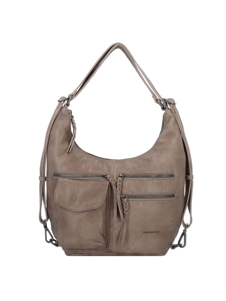 

Сумка через плечо FREDs BRUDER Leder 27 cm, цвет soft taupe