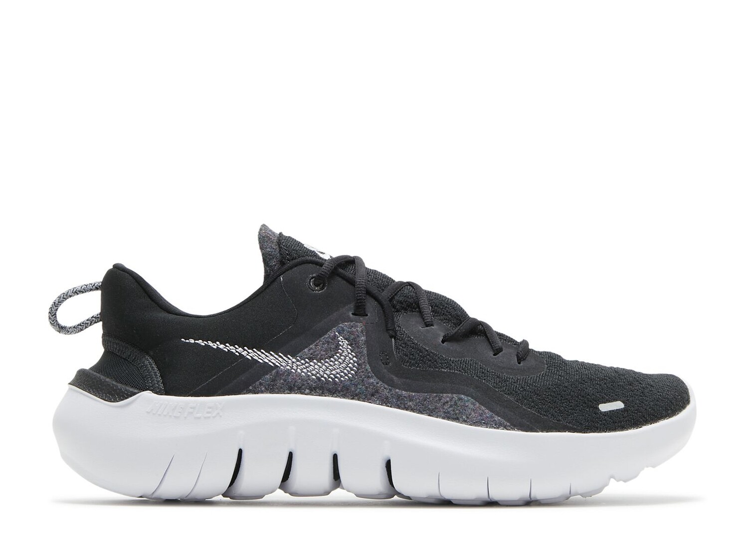 

Кроссовки Nike Flex Run 2021 'Black White', черный