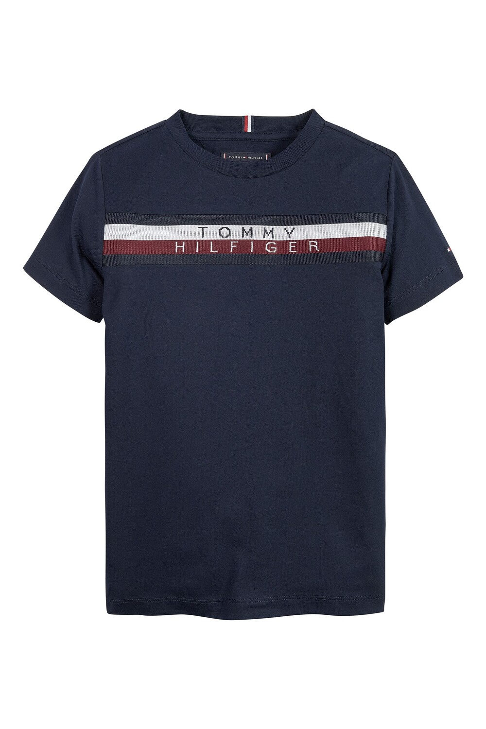 

Футболка с глобальными полосками Tommy Hilfiger, синий