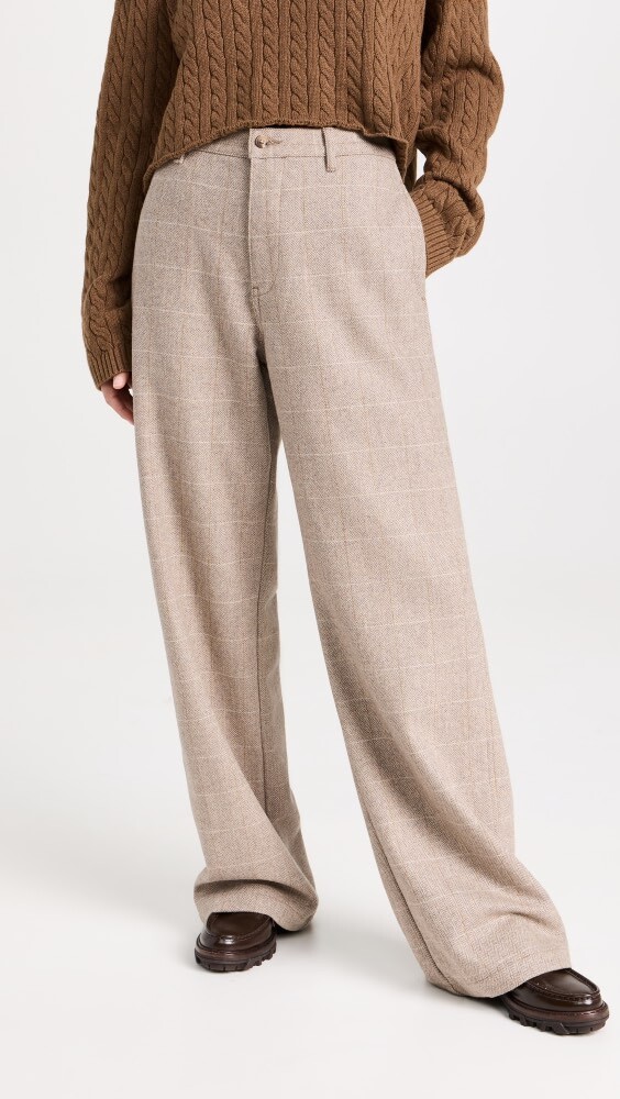

Брюки Denimist Flat Front Wide Leg, загар